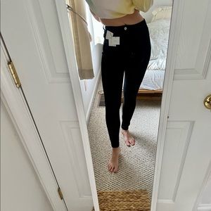 Zara high rise black pants